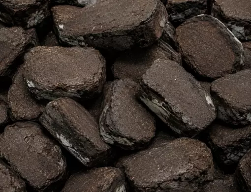 Peat briquettes